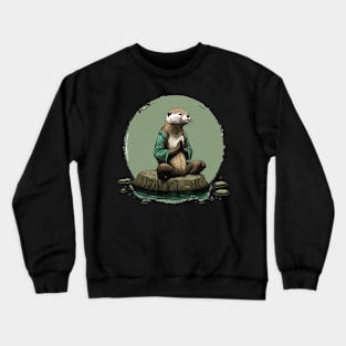 Mister Otter Achieves Otter Peace Crewneck Sweatshirt